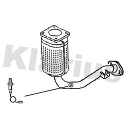 Catalytic Converter KLARIUS 322527 OE Ref 1731KK