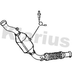 Catalytic Converter KLARIUS 322594