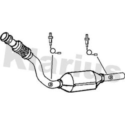 Catalytic Converter KLARIUS 322602 OE Ref 1705PF