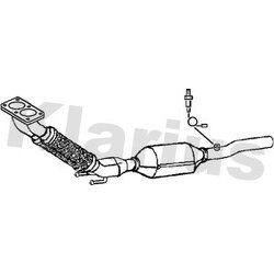 Catalytic Converter KLARIUS 322611 OE Ref 1K0254505RX