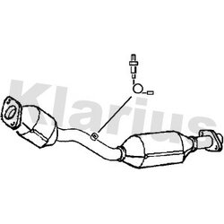 Catalytic Converter KLARIUS 322625 OE Ref 20010JD000