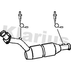 Catalytic Converter KLARIUS 322656 OE Ref 8200122934