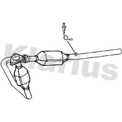 Catalytic Converter KLARIUS 322690 OE Ref 4160401