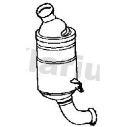 Catalytic Converter KLARIUS 322792 OE Ref 173805