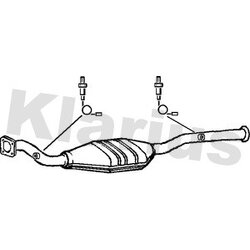 Catalytic Converter KLARIUS 322881 OE Ref 9146685