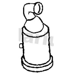 Catalytic Converter KLARIUS 322891 OE Ref 1731PN