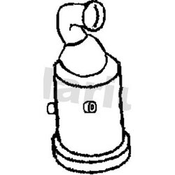 Catalytic Converter KLARIUS 322918 OE Ref 1610280680