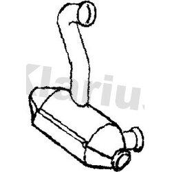 Catalytic Converter KLARIUS 322982 OE Ref 1440232280
