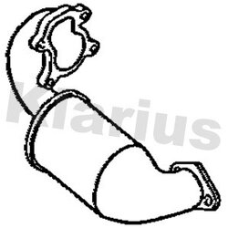 Catalytic Converter KLARIUS 322996 OE Ref 4416442