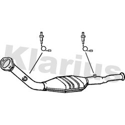 Catalytic Converter KLARIUS 323022 OE Ref 1705KW