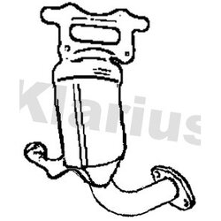 Catalytic Converter KLARIUS 323448 OE Ref 18190RBOG00