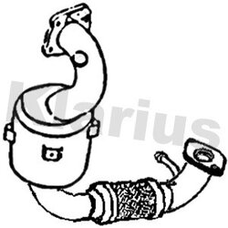 Catalytic Converter KLARIUS 323507 OE Ref 1882067