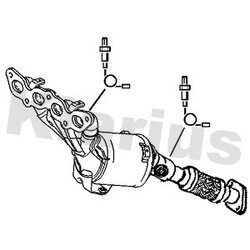 Catalytic Converter KLARIUS 323508 OE Ref 1624451