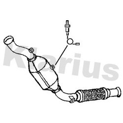 Catalytic Converter KLARIUS 323540