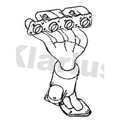 Catalytic Converter KLARIUS 323545 OE Ref 18407563671