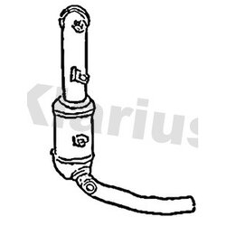 Catalytic Converter KLARIUS 323555 OE Ref 51979324