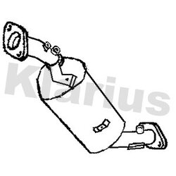 Catalytic Converter KLARIUS 323593 OE Ref 1419065JA1H02
