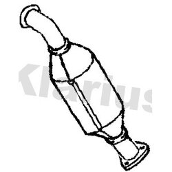 Catalytic Converter KLARIUS 323669 OE Ref LR044105