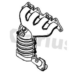 Catalytic Converter KLARIUS 323677