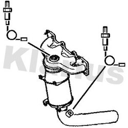 Catalytic Converter KLARIUS 323686 OE Ref 0051877649