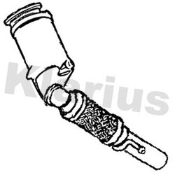 Catalytic Converter KLARIUS 323703 OE Ref 18327634628