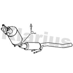 Catalytic Converter KLARIUS 323709 OE Ref 6C0254500RX