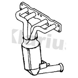 Catalytic Converter KLARIUS 323710 OE Ref 18407599503