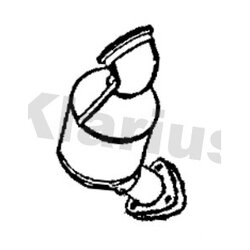 Catalytic Converter KLARIUS 323720 OE Ref 55564516