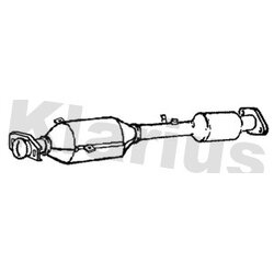 Catalytic Converter KLARIUS 323744 OE Ref 200101KA0A