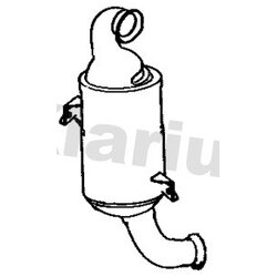 Catalytic Converter KLARIUS 323752 OE Ref 9815574580