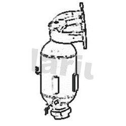 Catalytic Converter KLARIUS 323775 OE Ref 208A03629R
