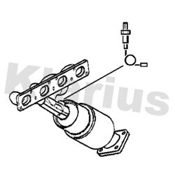 Catalytic Converter KLARIUS 323914 OE Ref 18407570338
