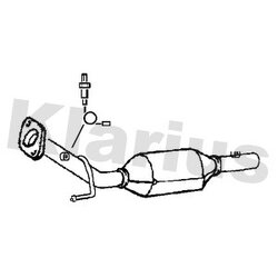 Catalytic Converter KLARIUS 323941 OE Ref MR597234
