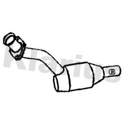 Diesel Particulate Filter (dpf) KLARIUS 324043 OE Ref 200288788R