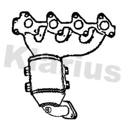 Catalytic Converter KLARIUS 324568 OE Ref 2851003981