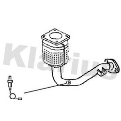 Catalytic Converter KLARIUS 325036 OE Ref 1731VZ