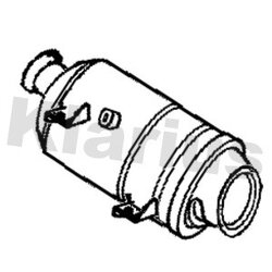 Catalytic Converter KLARIUS 325037 OE Ref 4534901300