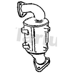 Catalytic Converter KLARIUS 325044 OE Ref 55499022