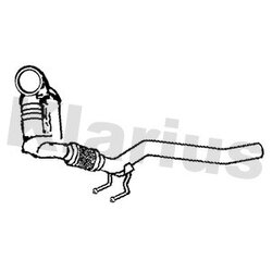 Catalytic Converter KLARIUS 325046 OE Ref 5Q0254501MX