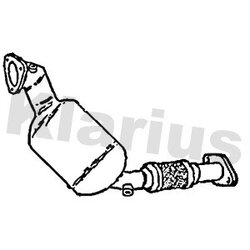 Catalytic Converter KLARIUS 325057 OE Ref 1726460
