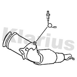 Catalytic Converter KLARIUS 325061 OE Ref 18327634641