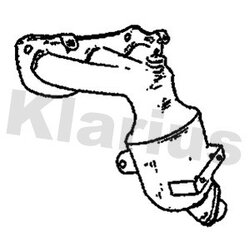 Catalytic Converter KLARIUS 325062 OE Ref 140023HD0B