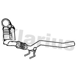 Catalytic Converter KLARIUS 325070 OE Ref 5Q0254503GX