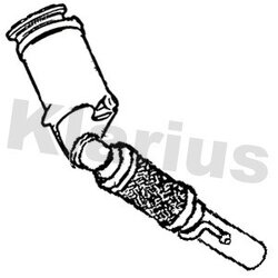 Catalytic Converter KLARIUS 325093 OE Ref 18327645666