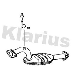 Catalytic Converter KLARIUS 325104 OE Ref 181505R7P10