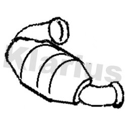 Catalytic Converter KLARIUS 325203 OE Ref 1679453780