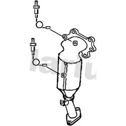Catalytic Converter KLARIUS 325209 OE Ref 18160R3AG00