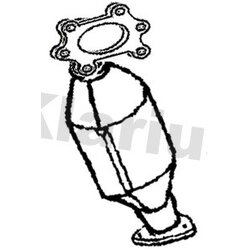 Catalytic Converter KLARIUS 325216 OE Ref 18160R6FG00