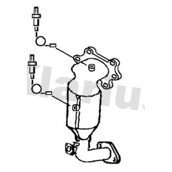 Catalytic Converter KLARIUS 325218 OE Ref 181905R7P10