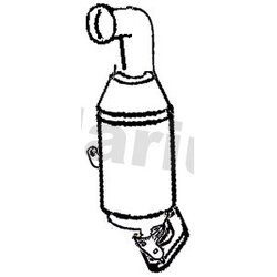 Catalytic Converter KLARIUS 325241 OE Ref LR086931